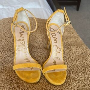 Sam Edelman Mustard Yellow Heels